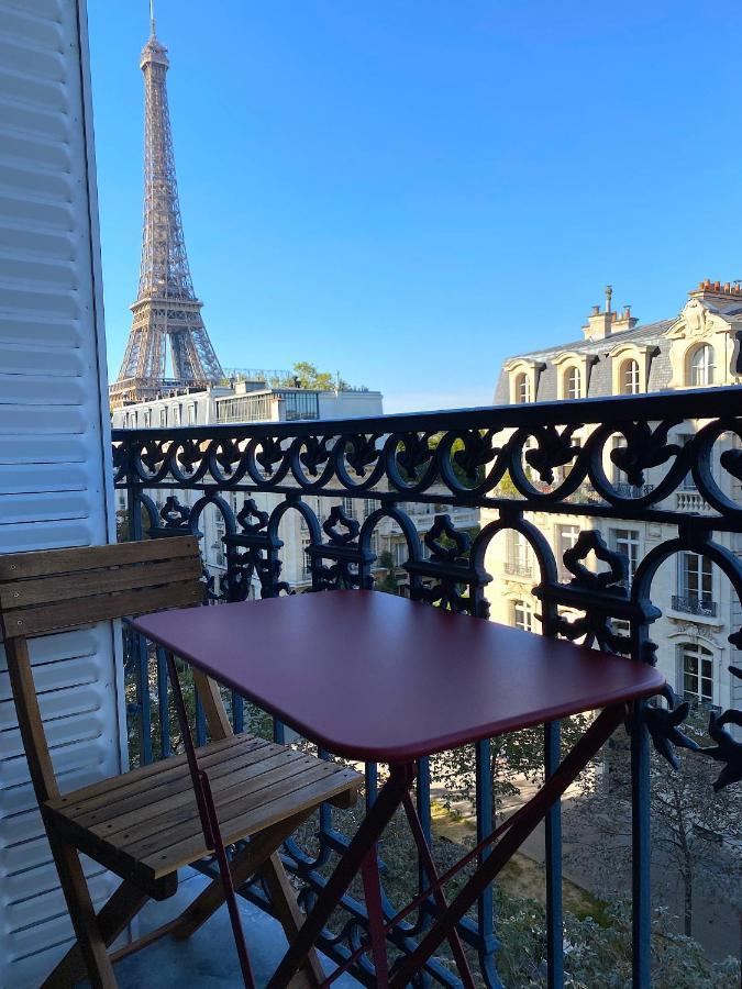 Outstanding 2 Bedrooms With A Terrific Eiffel Tower View Paris Eksteriør bilde